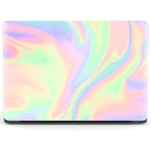 Hard Case Compatible with MacBook Pro Iridescent Foil Print Pastel - Picture 1 of 7